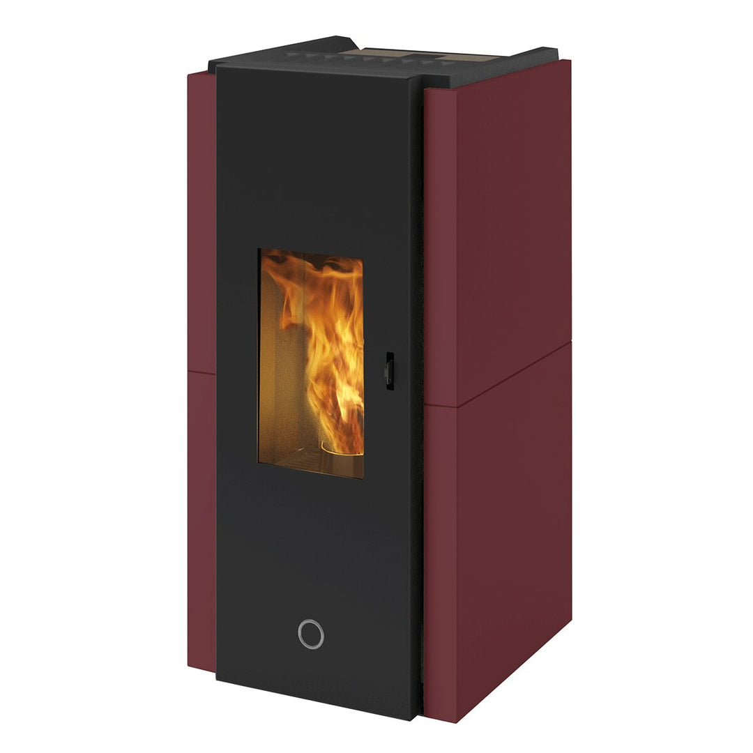 EK63 ZONE80 - gruppo Edilkamin – Pelletofen, 7,6 kW, Bordeaux
