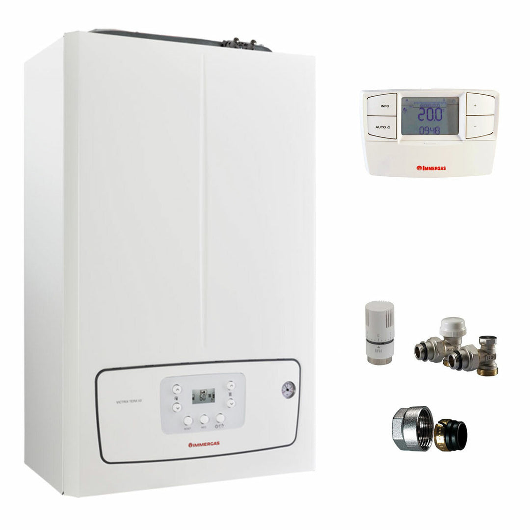 Immergas Victrix Tera 28 V2 – Gas-Brennwertkessel, 28 kW, Flüssiggas