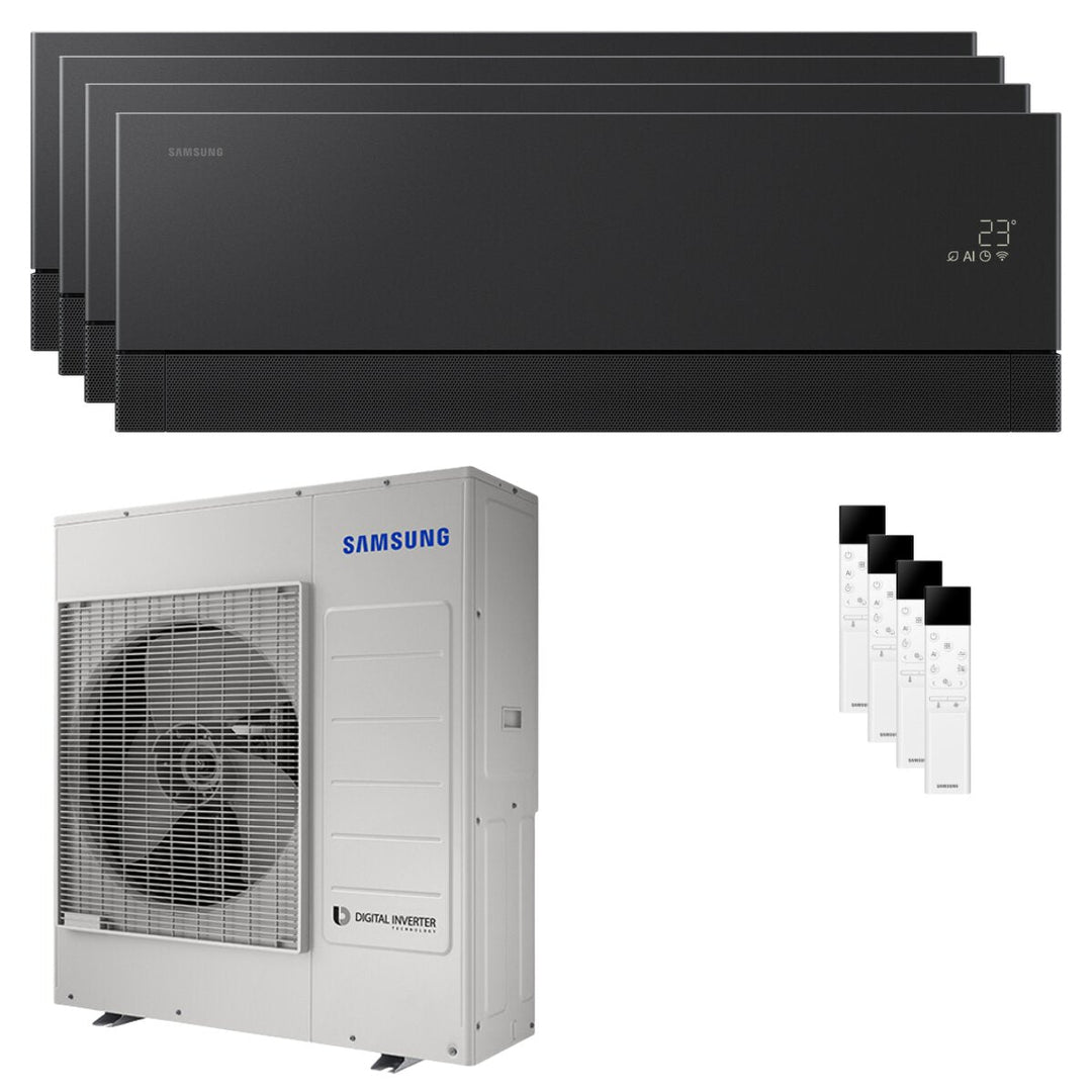 Samsung WindFree Première 12000+12000+12000+12000 BTU – Multisplit-Klimagerät (4 Innengeräte), 9,32/10,8 kW, R32, A++/A+, WLAN