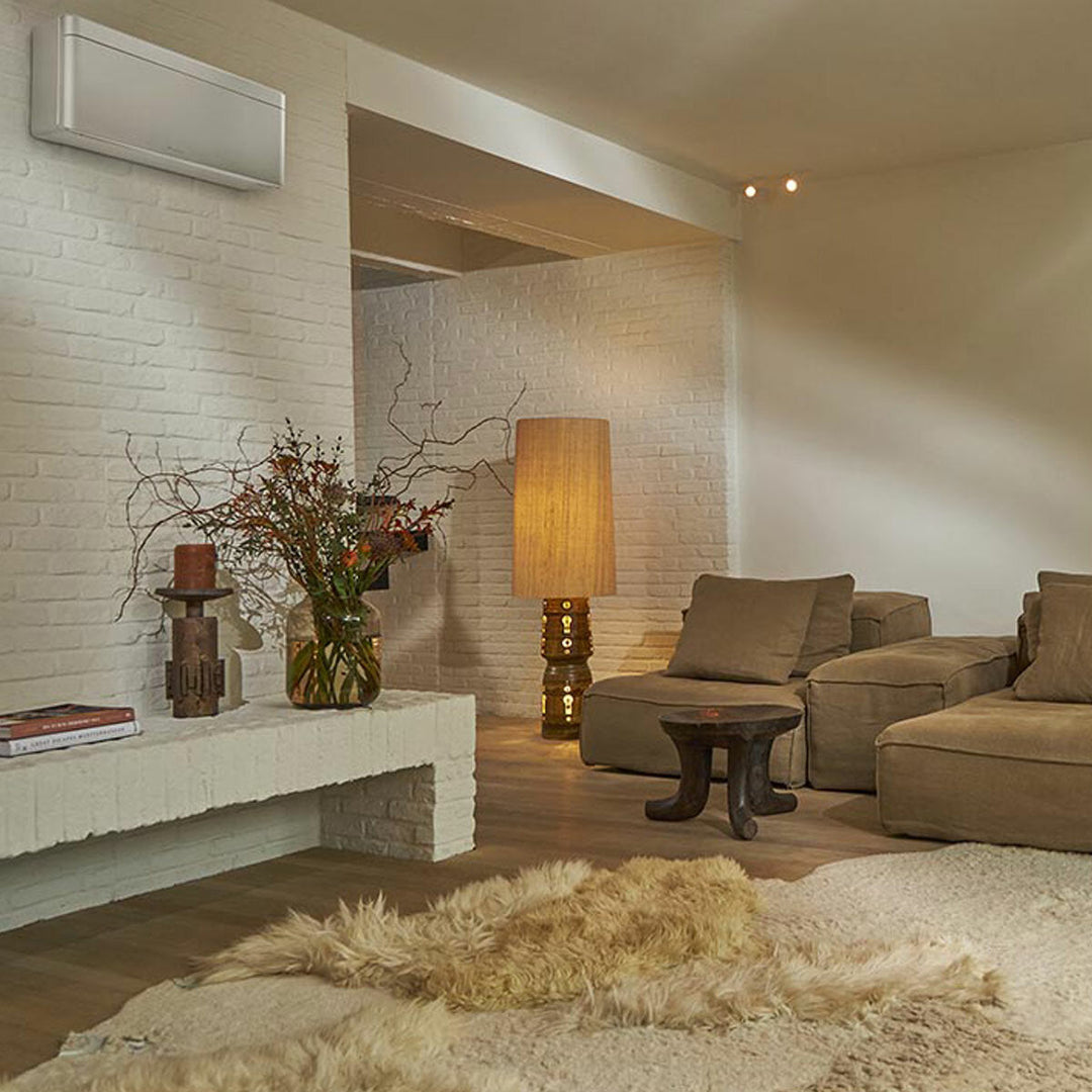 Daikin Stylish Silver 7000+9000+15000 BTU – Multisplit-Klimagerät (3 Innengeräte), 5,2/6,8 kW, R32, A+++/A++, WLAN