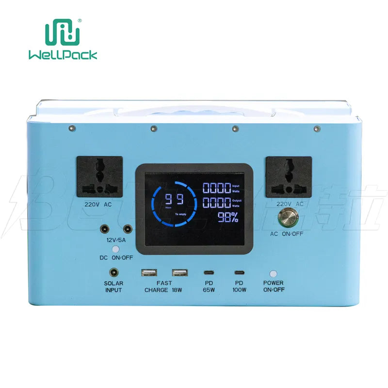 600w Outdoor Power Station WPP600 - Art. 33094