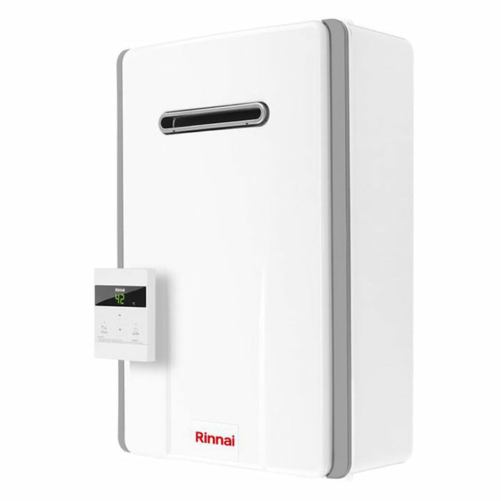 Rinnai Infinity 14e elettronico geschlossene Brennkammer per esterni – Gas-Durchlauferhitzer, 14 l/min, Erdgas, Energieeffizienzklasse A
