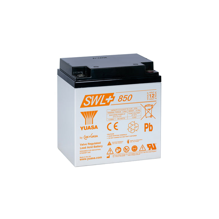 Yuasa SWL+850 Industrielle VRLA-Batterie - 12V / 28,8Ah (High Rate Performance)