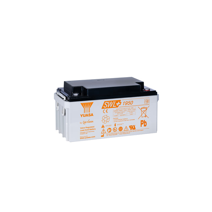 Yuasa SWL+1950 Industrielle VRLA-Batterie - 12V / 74Ah (High Rate Plus)