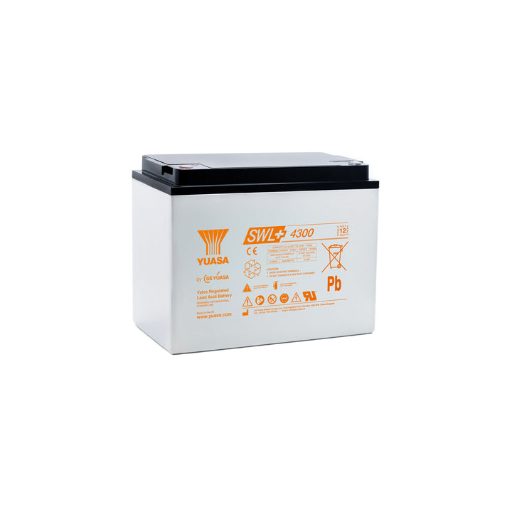 Yuasa SWL+4300 Industrielle VRLA-Batterie - 12V / 140Ah (Max Performance)