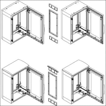 SCHNEIDER NSYMUPLA154G Komponenten fuer Aufstellung/Kopplung fuer Schaltschrank/Gehause