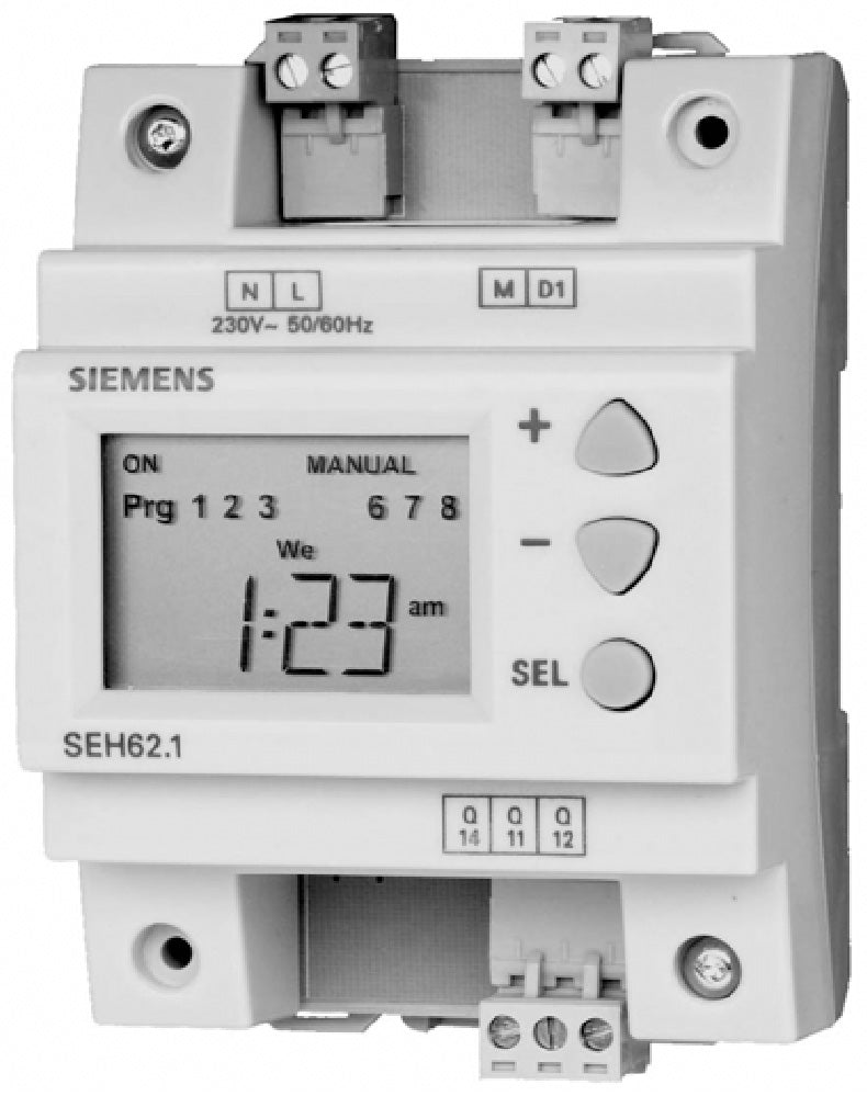 Siemens Schaltuhr für Hutschiene, SEH62.1