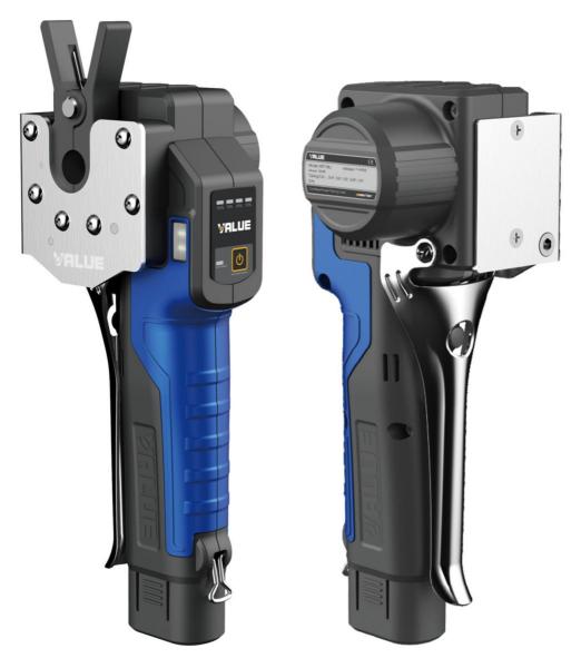 Value TF-VET19LI Akku-Bördelgerät mit Lithium-Akku, Rohr 1/4"–3/4"