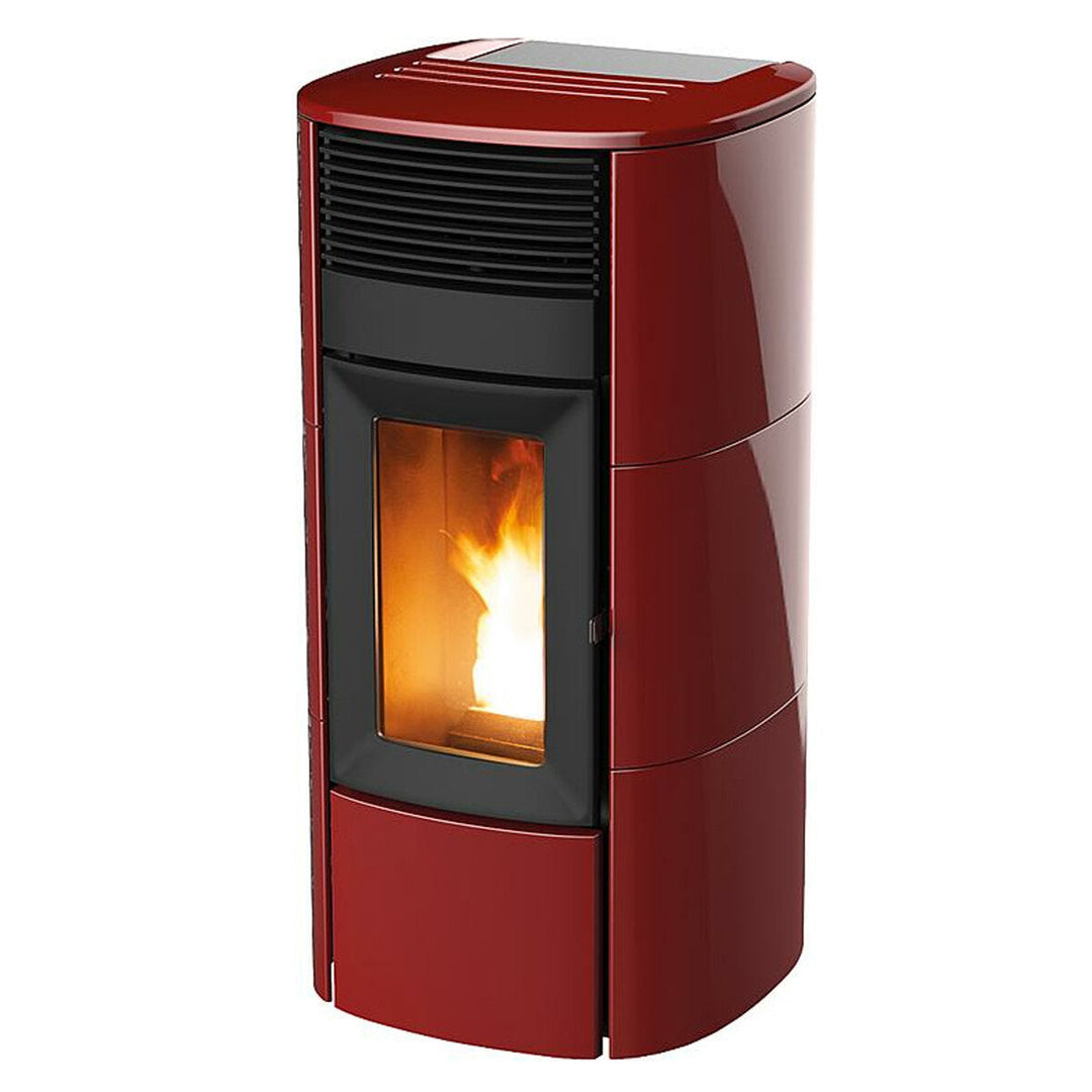 MCZ Club Hydromatic 18 M2 – Pelletofen (wasserführend), 18 kW, Bordeaux