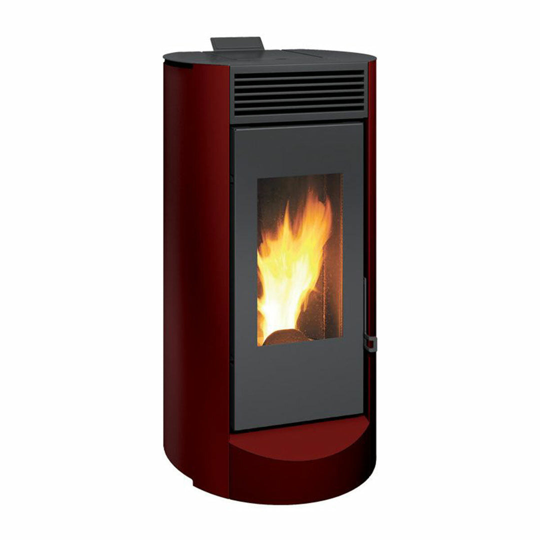 Caminetti Montegrappa Landa – Pelletofen, 9,5 kW, Rot