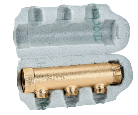 Caleffi isolierter Kollektor 11/ 4X4 m 3/4 " 650742