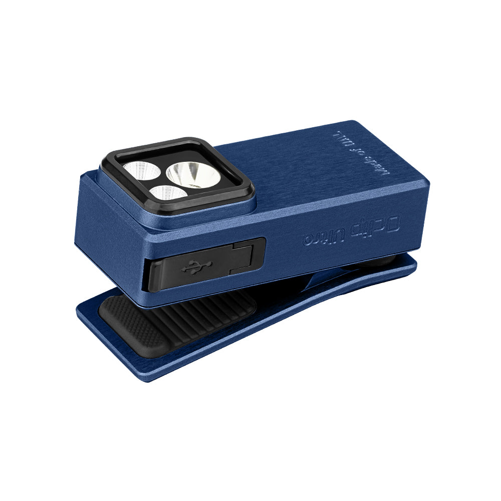 Olight Oclip Ultra (Navy Blue) - Das ultimative Leichtgewicht mit Profi-Funktionen