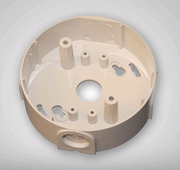 HONEYWELL Life Safety (Notifier) SMK400EAP – Aufputzkante mit Kabeleinführung für B501AP – Creme
