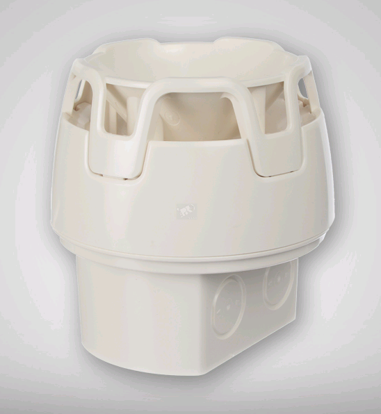 HONEYWELL Life Safety (Notifier) Enscape Wandsirene 32 Töne inklusive hohem Sockel IP65 – Weiß