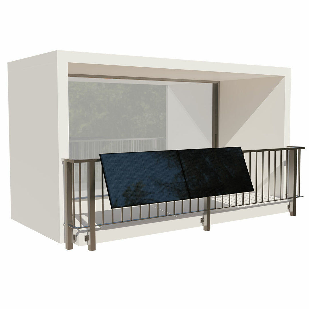 SoLink da balcone READY 800 con inverter integrato - Kit 2 pannelli 0,75 kW WiFi – Photovoltaik-Modul-Set, 2 Module, 0,75 kW gesamt