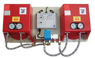 Inpro Heizöl-Druckerhöhungsanlage Doppelpumpe GP-30 GEW 230 VAC mit Verkleidung