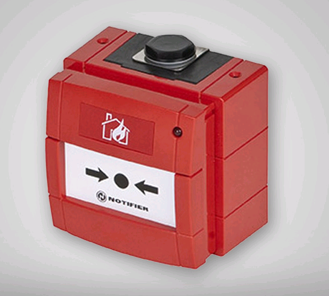 HONEYWELL Life Safety (Notifier) Adressierbarer Handfeuermelder rot IP67 mit Isolator