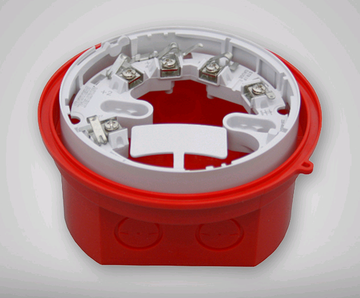 HONEYWELL Life Safety (Notifier) BRR Hoher Basisstandard mit B501AP – rot