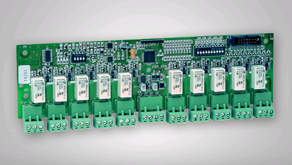 HONEYWELL Life Safety (Notifier) Adressierbares Relaismodul mit 10 Relaisausgängen