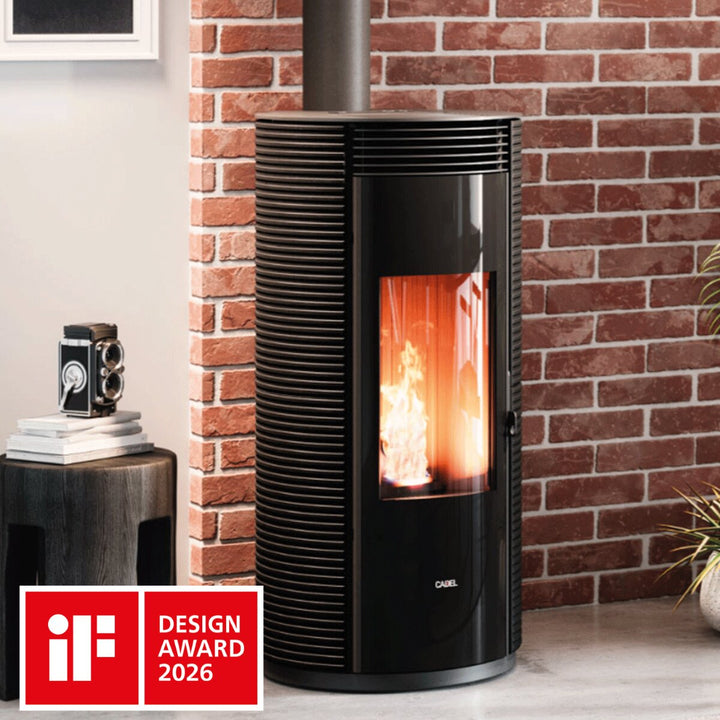Cadel Spin Plus 9 – Pelletofen, 8,5 kW, WLAN