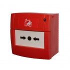 HONEYWELL Life Safety (Morley-IAS) MI-MCP-I Manueller Detektor rot mit ISO-Installation