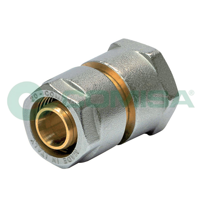 Comisa Klemmübergang gerade 1/2" IG x Ø 16 mm, Wasser