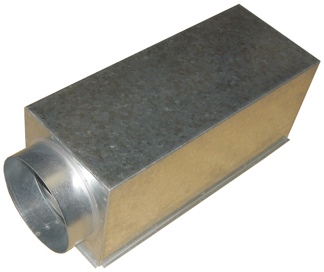 Escoclima Plenum-Anschlusskasten zum Anschrauben des Gitters, Stutzen seitlich 200x200x200 mm Ø 175 mm RM99515