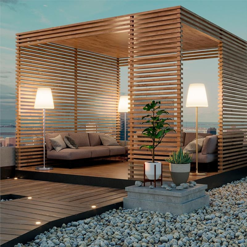 Solar Stehleuchte LED MOD.LOLA Slim 120 CM mit Fernbedienung CAP697-696