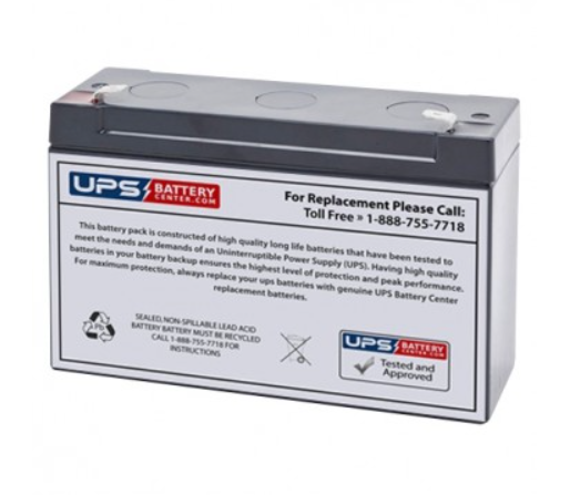 UPS Battery Center Ltd. - Speicher - 6V 12Ah with F1 Terminals TLV6120F1 - Art. 37469