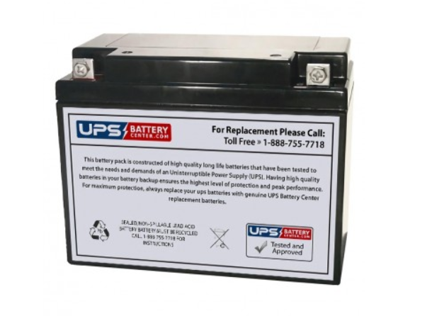 UPS Battery Center Ltd. - Speicher - 6V 20Ah with F3 Nut & Bolt Terminals TLV6200 - Art. 37500