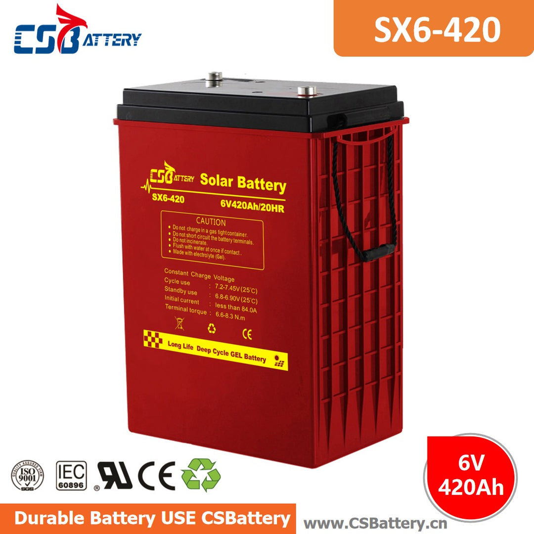 CSBattery Energy Co., Ltd - Speicher - 6V 8V Solar Battery SX6-225 - Art. 18790