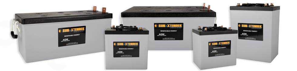 Sun Xtender Solar Batteries - Speicher - 6 Volt AGM Deep Cycle Solar Batteries PVX-1380T - Art. 22577