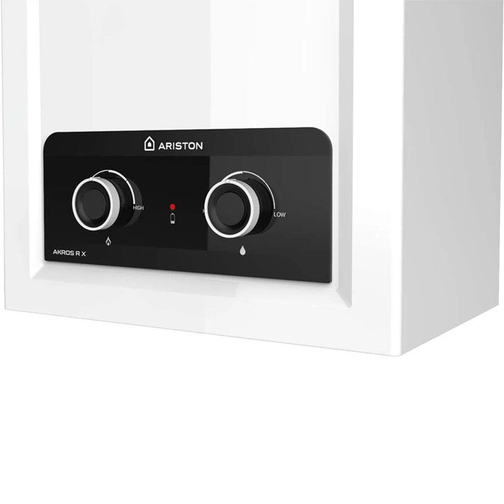 Ariston Akros R X camera aperta – Gas-Durchlauferhitzer, 14 l/min, Erdgas, Energieeffizienzklasse A