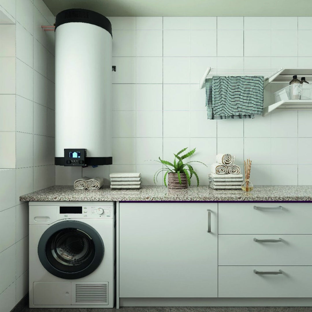 Daikin Multi+ System für Klimatisierung und Warmwasser - Innengeräte Stylish Weiß 7000+7000 BTU Speicher 90L – Multisplit-Klimagerät (2 Innengeräte)
