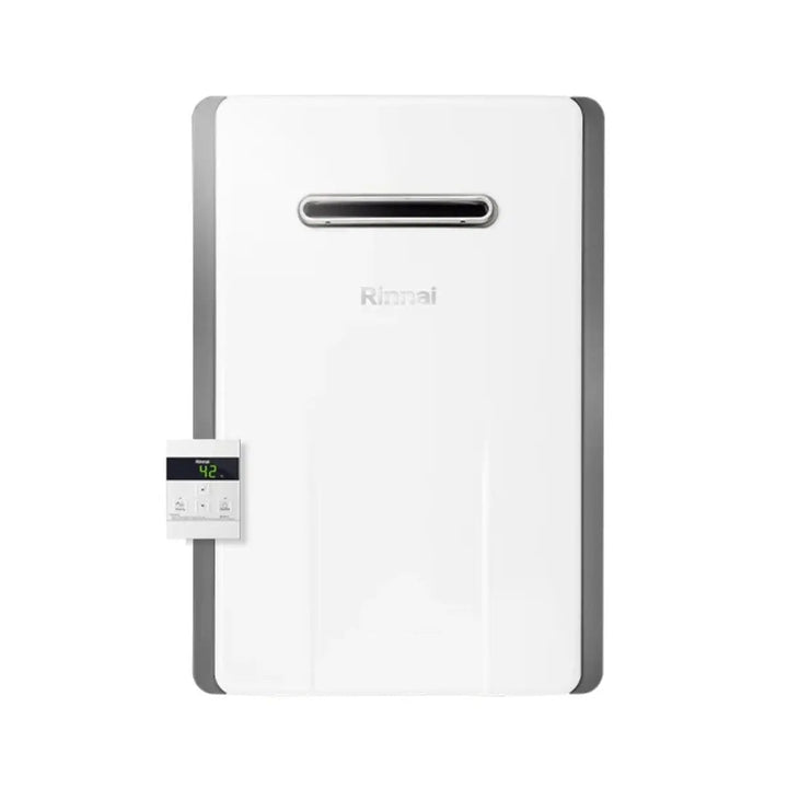 Rinnai One 11e geschlossene Brennkammer da esterno – Gas-Durchlauferhitzer, 11 l/min, Erdgas, Energieeffizienzklasse A+