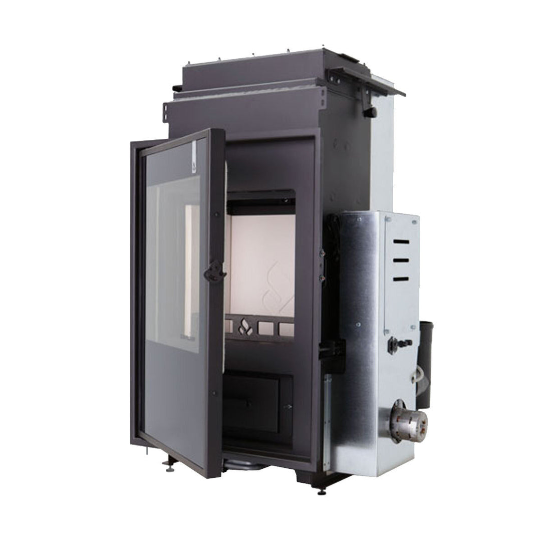 Girolami TI 14 vertikal – Mehrstoff-Heizkamin, 15 kW