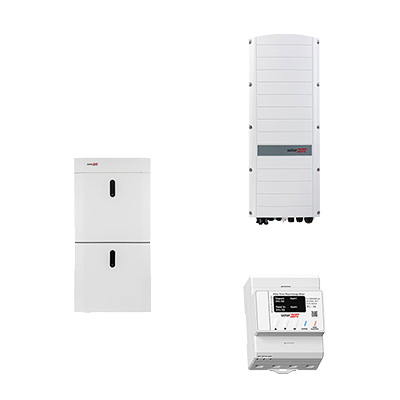 SOLAREDGE LV-Speichersystem, 9,2 kWh nutzbar, 3-phasig, Home Battery LV 9.2 + SE10K-RWS