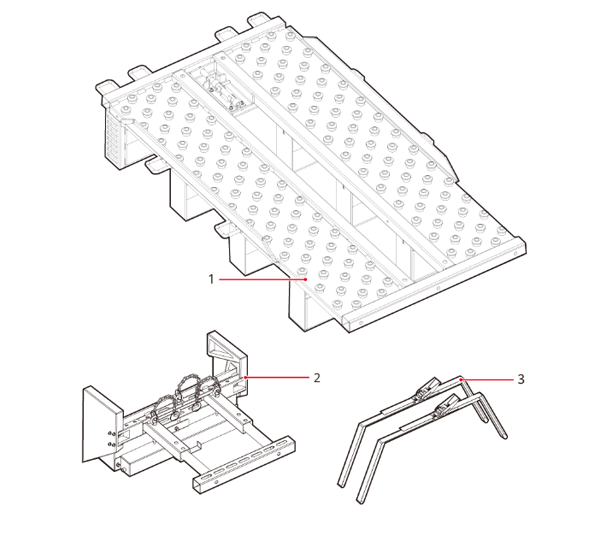HUAWEI Hebe-Aufsatz für Gabelstapler, LUNA2000-H1 Battery Installation Tray
