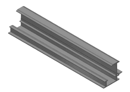 Van Der Valk Solar-Aluminium Inleg Profiel Tussen H30Mm L=6650Mm (700303006650)