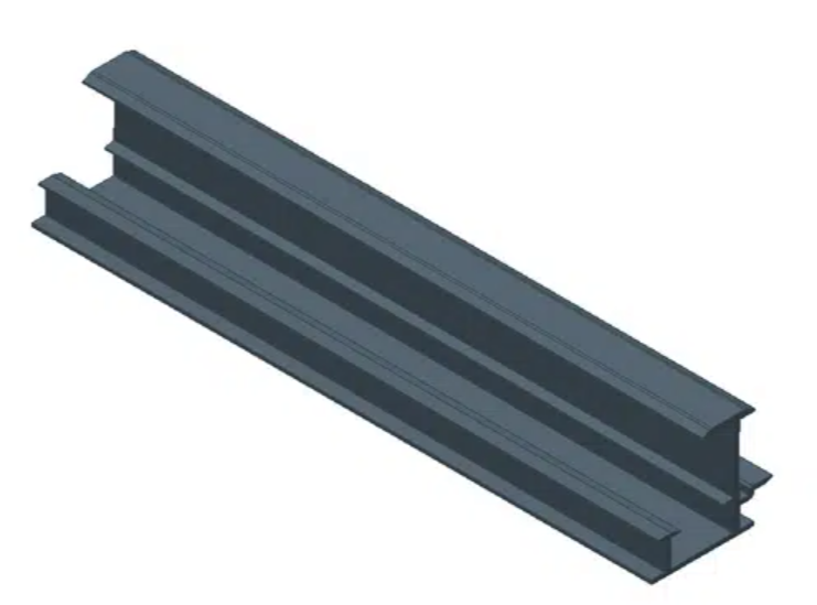 Van Der Valk Solar-Aluminium Inleg Profiel Tussen H30Mm L=6650 Zwart (700303006650Zw)