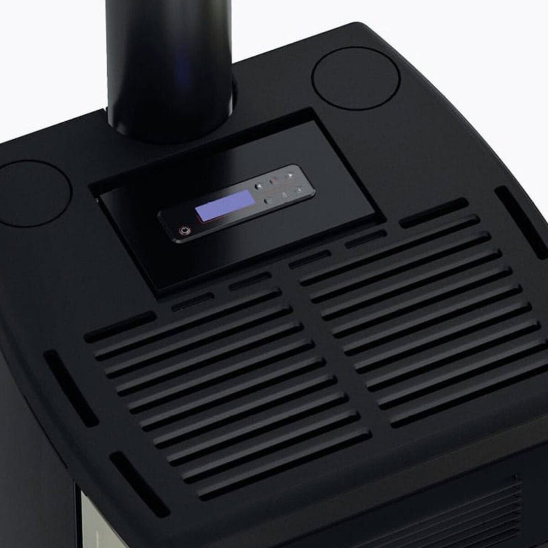 Cadel Atena Plus 14 luftgeführt, kanalisierbar – Pelletofen, 14 kW, WLAN