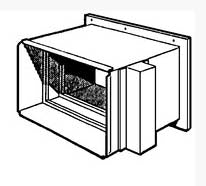 Escoclima Registerrahmen für Heizregister 0,21 bis 0,25 m² EC10205