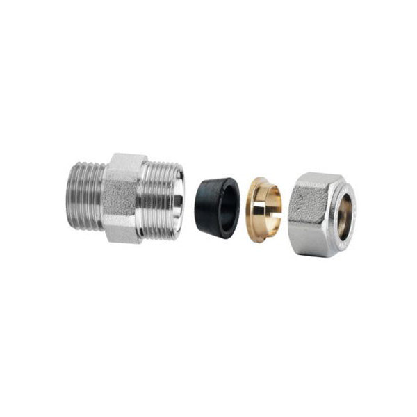 Arteclima Niplex-Stecker aus verchromtem Messing 3/4"X18 mit Adapter Code AC7053418G