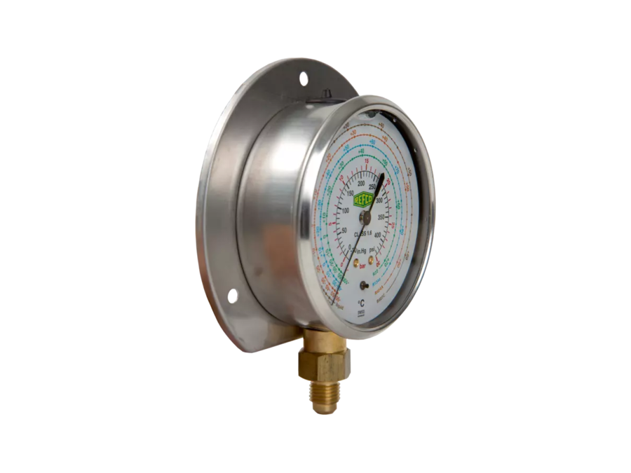 Refco Einbaumanometer MR-606-DS-MULTI, flüssigkeitsgefüllt