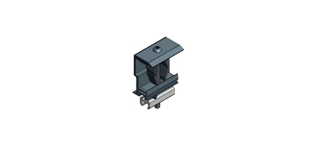 Van Der Valk Solar-Aluminium Eindklem Alu Profiel 28-50Mm Zwart (721552Zw)