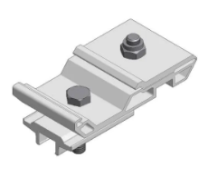 Van Der Valk Solar-Alu Klem Cross-Rail Side++ Met Inleg (724051)