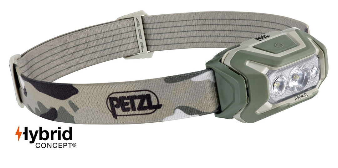 PETZL ARIA 2 RGB Stirnlampe 450 Lumen (camo)