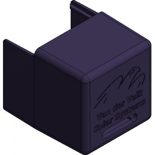 VAN DER VALK SOLAR-KUNSTSTOF EINDDOP PROFIEL 50x50MM (739052)