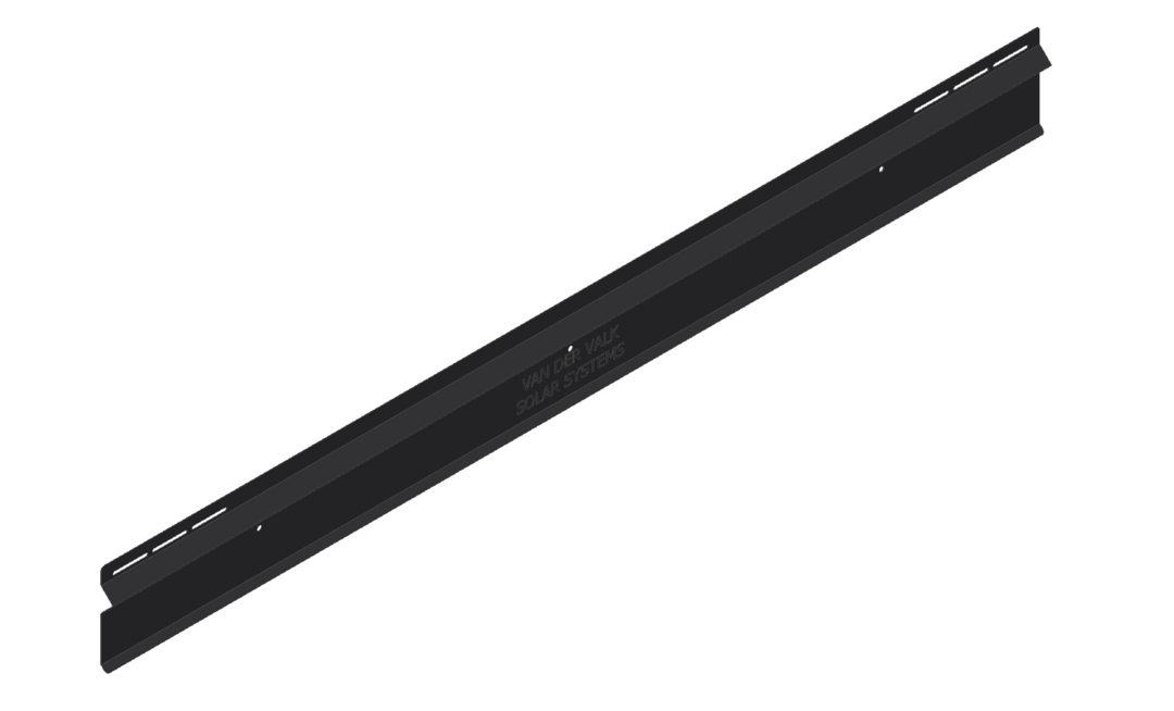Van Der Valk Solar-Verzinkte Achterplaat Valkpro+ L10° L=1980Mm Zw (742512Zw)