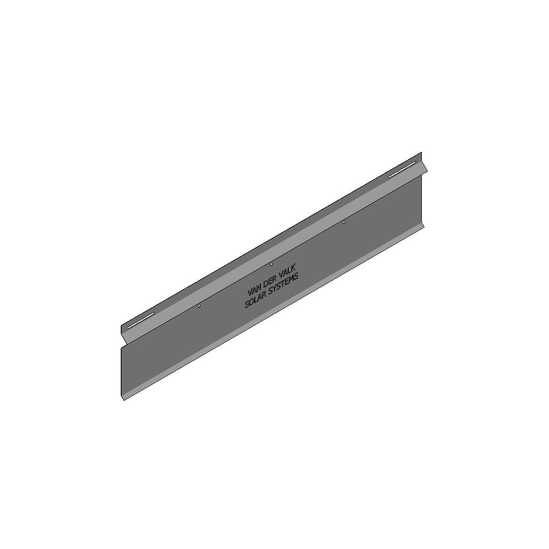 Van Der Valk Solar-Verzinkte Achterplaat Valkpro+ P10°/Max L=1560Mm (742522)